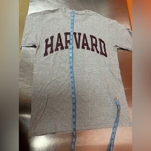 Champion Gray Short-Sleeve Harvard Logo Tee Size Small